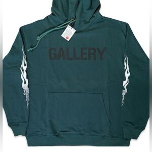 GALLERY DEPT GREEN HOODIE SWEATSHIRT - NWT